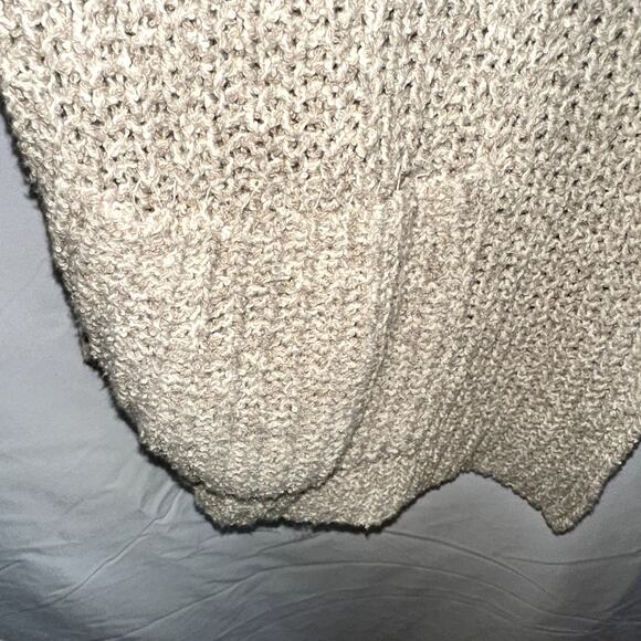 Eileen Fisher Womens Size Small Wheat Organic Cotton Patch Pocket Long Cardigan - Picture 2 of 11